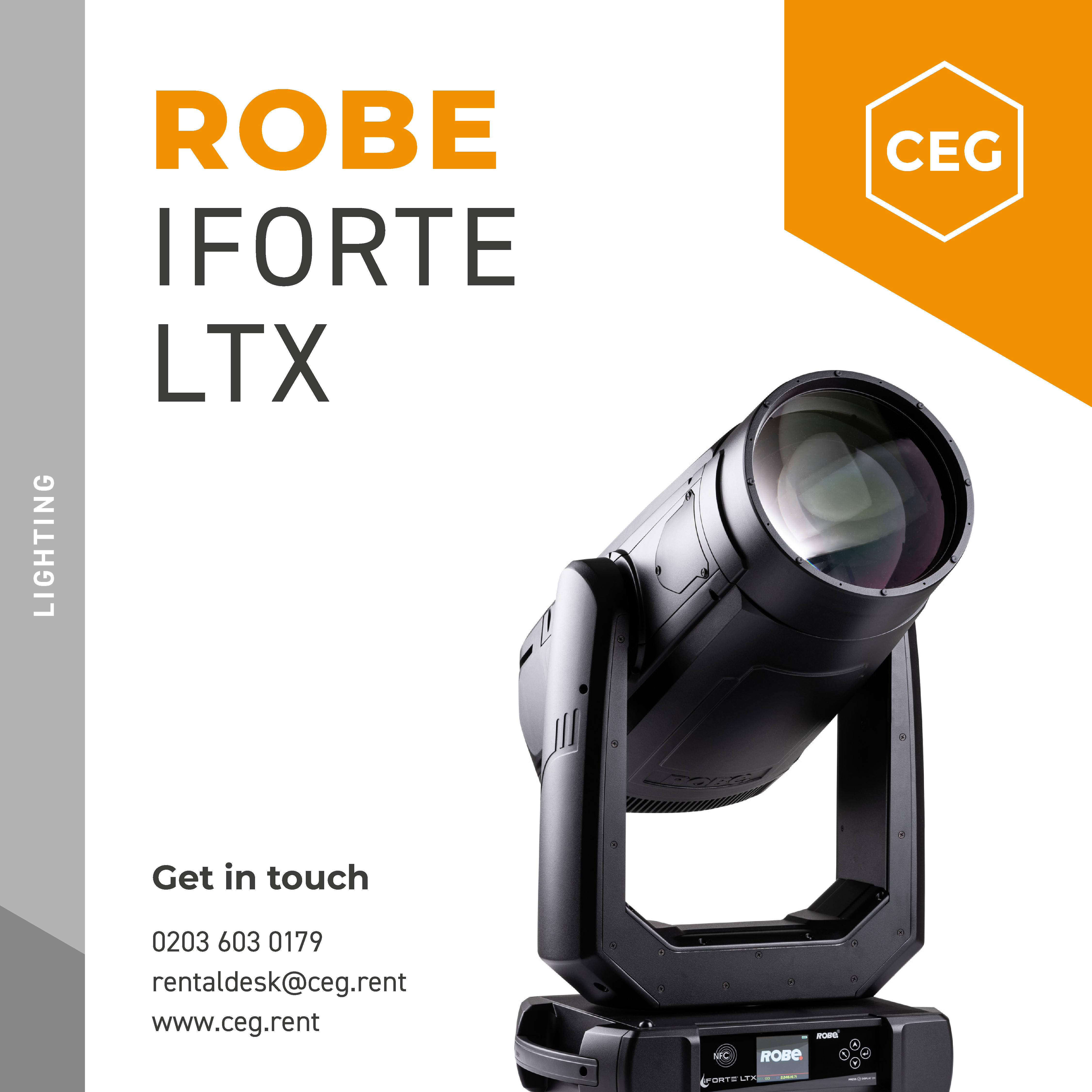 New to CEG - Robe iForte LTX